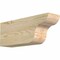 Ekena Millwork Carmel Rough Sawn Rafter Tail, Douglas Fir, 4"W x 6"H x 16"L RFT04X06X16CAR00RDF - alternate 1
